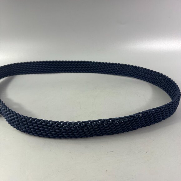 Maus & Hoffman Handbraided Elastic Belt – Navy Blue, Size 95/38 - Picture 3 of 10